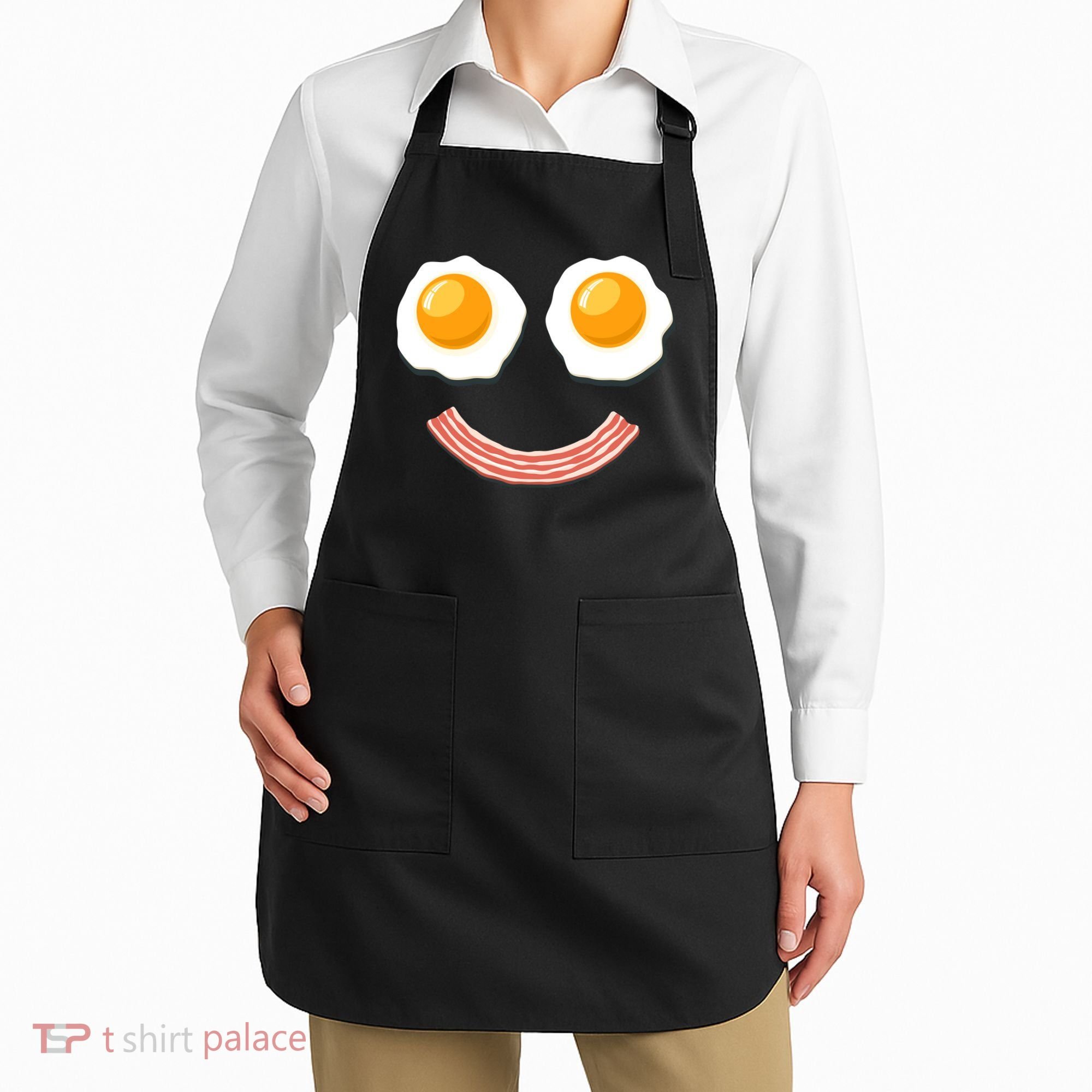Funny Breakfast Bacon and Eggs Apron