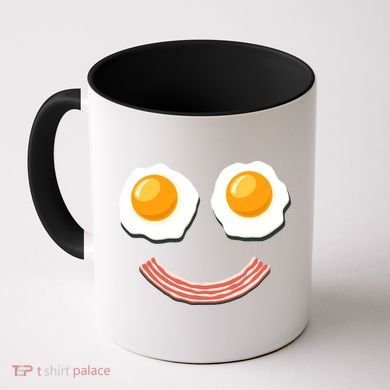 Funny Breakfast Bacon and Eggs Coffee Mug