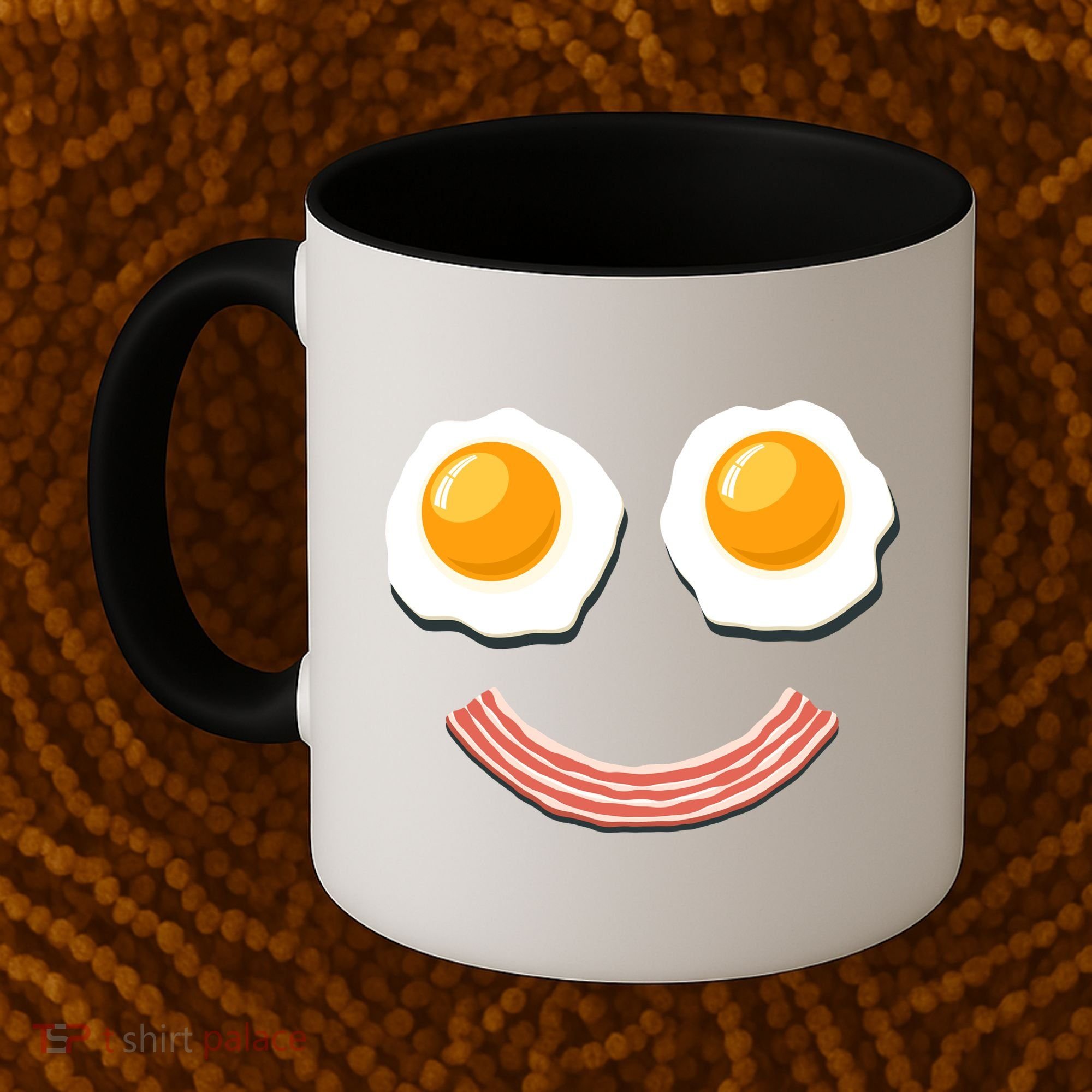Funny Breakfast Bacon and Eggs Coffee Mug