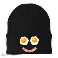 Funny Breakfast Bacon and Eggs Beanie thumb 0