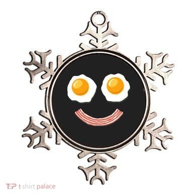 Funny Breakfast Bacon and Eggs Ornament
