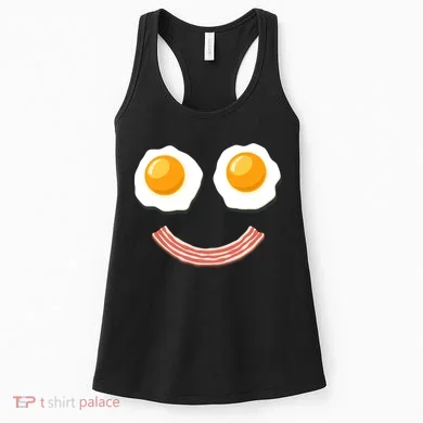 Funny Breakfast Bacon and Eggs Women's Tank Top