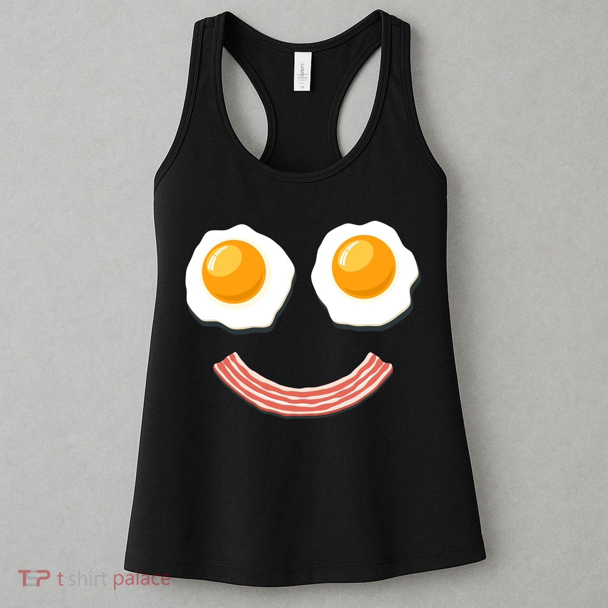 Funny Breakfast Bacon and Eggs Women's Tank Top