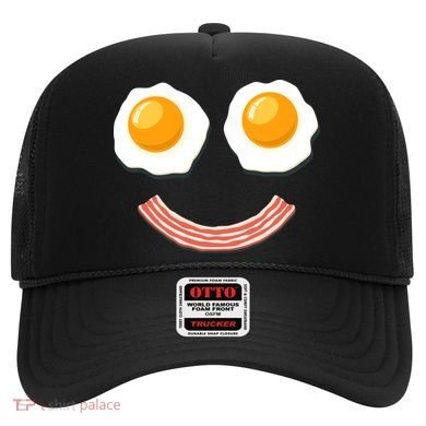 Funny Breakfast Bacon and Eggs Hat
