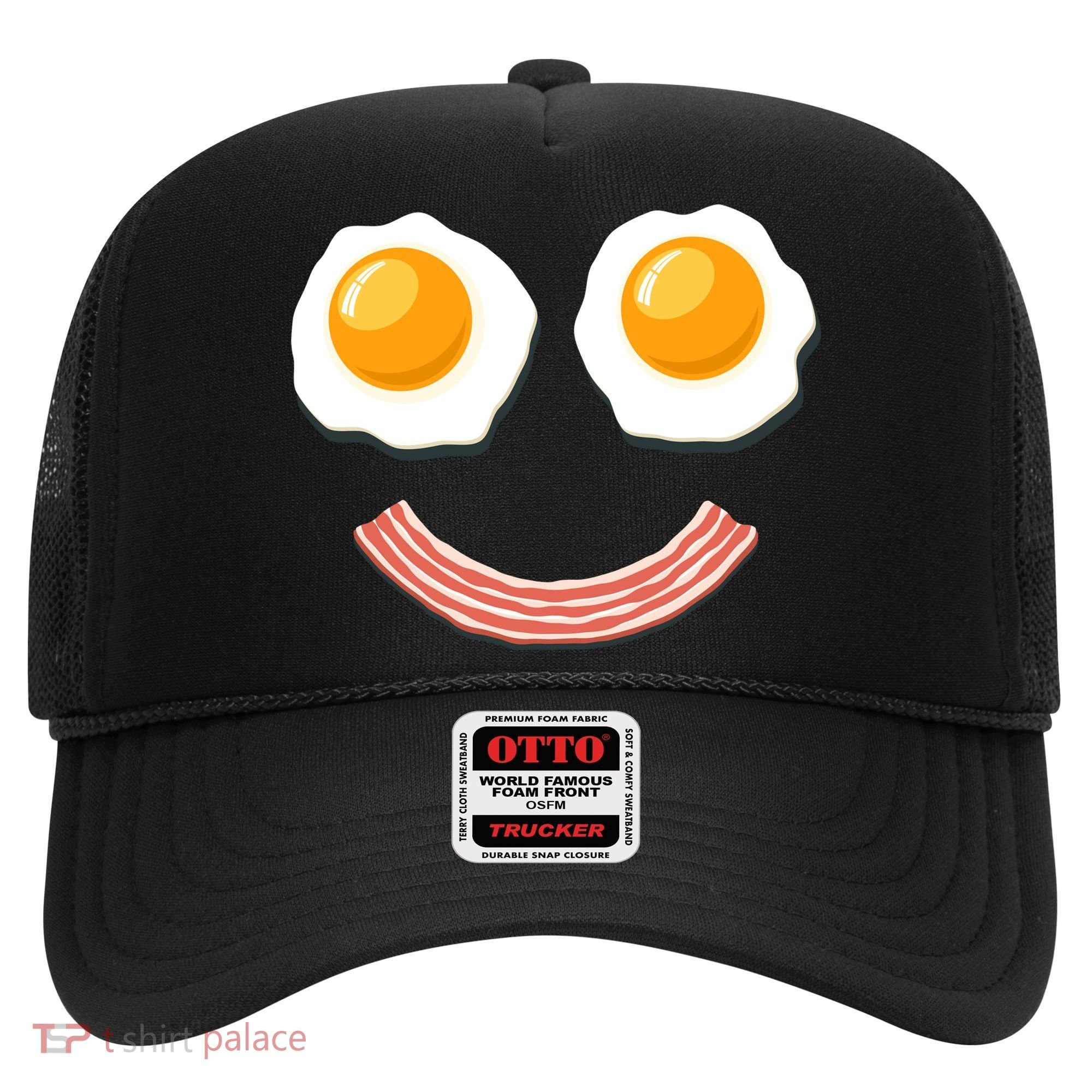 Funny Breakfast Bacon and Eggs Hat