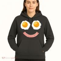 Funny Breakfast Bacon and Eggs Hoodie thumb 5