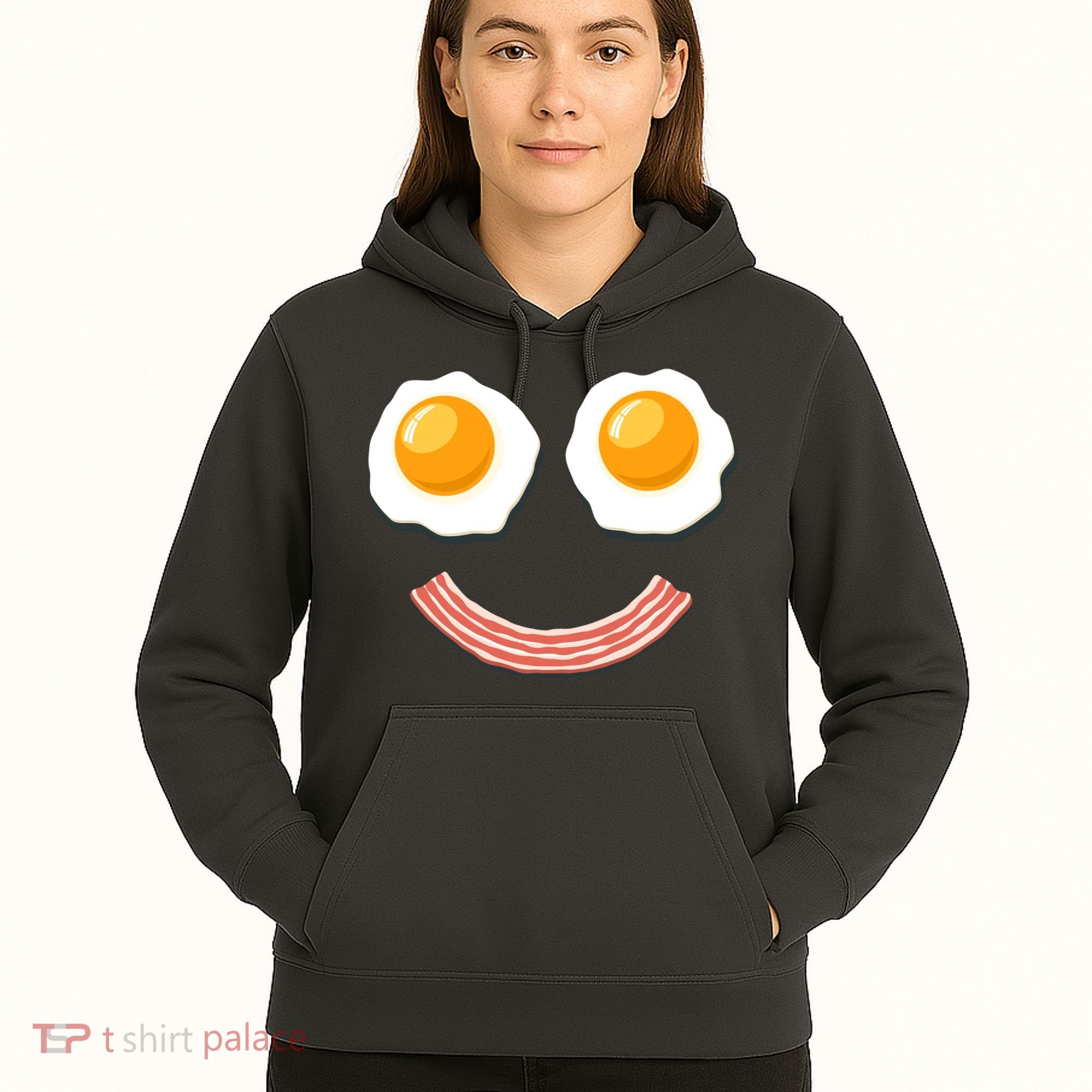 Funny Breakfast Bacon and Eggs Hoodie