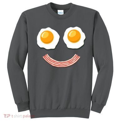 Funny Breakfast Bacon and Eggs Sweatshirt