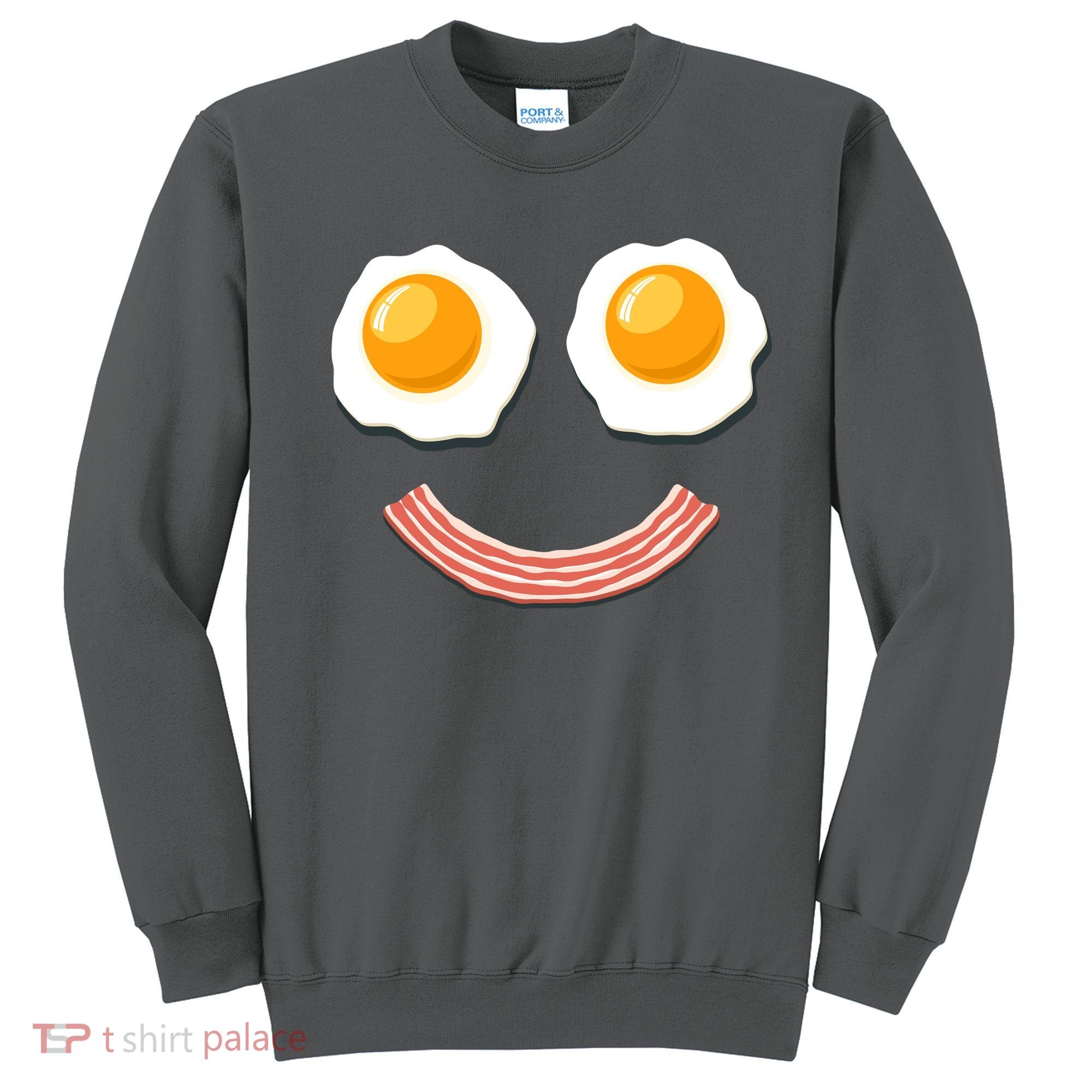 Funny Breakfast Bacon and Eggs Sweatshirt