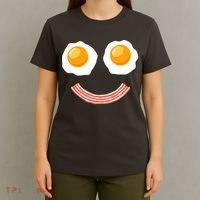 Funny Breakfast Bacon and Eggs T-Shirt thumb 4