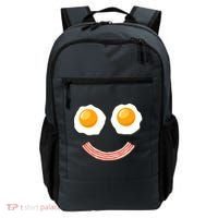 Funny Breakfast Bacon and Eggs Backpack thumb 0