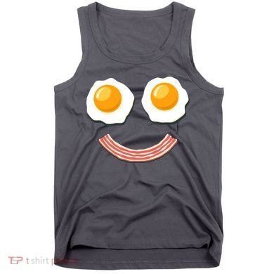 Funny Breakfast Bacon and Eggs Tank Top