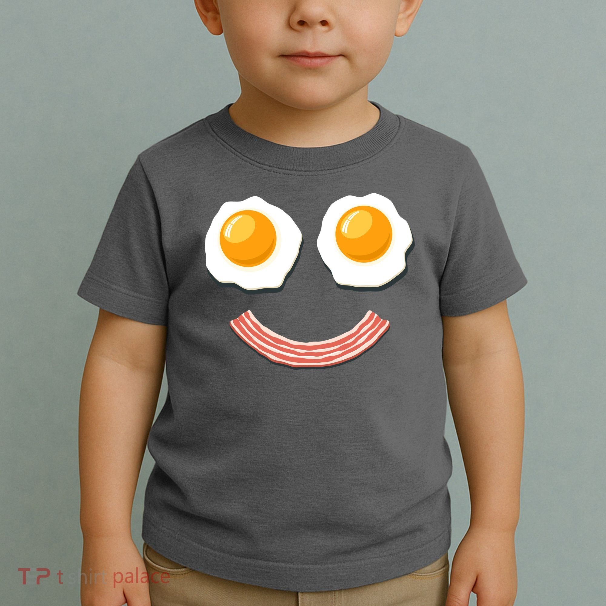 Funny Breakfast Bacon and Eggs Toddler T-Shirt