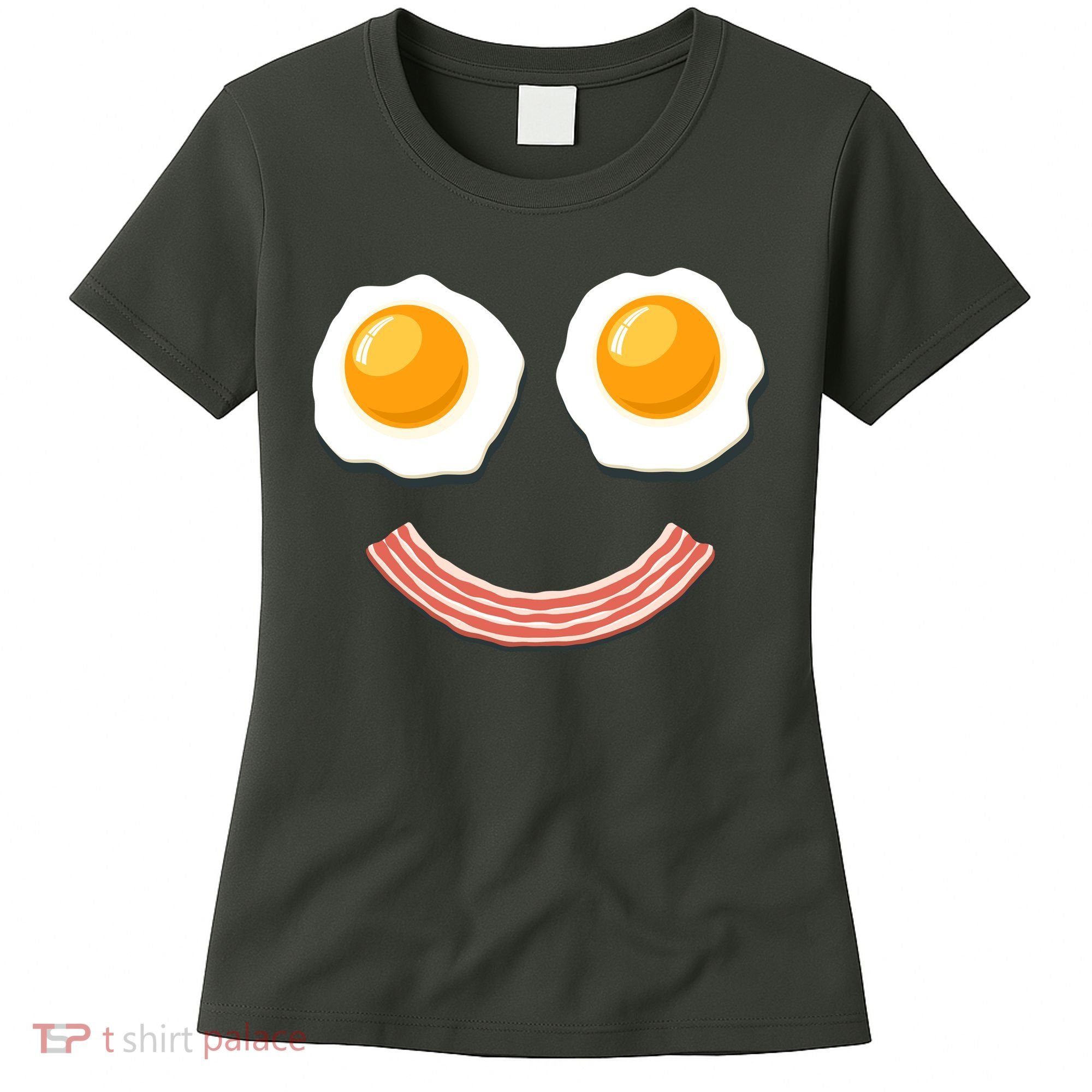 Funny Breakfast Bacon and Eggs Women's T-Shirt