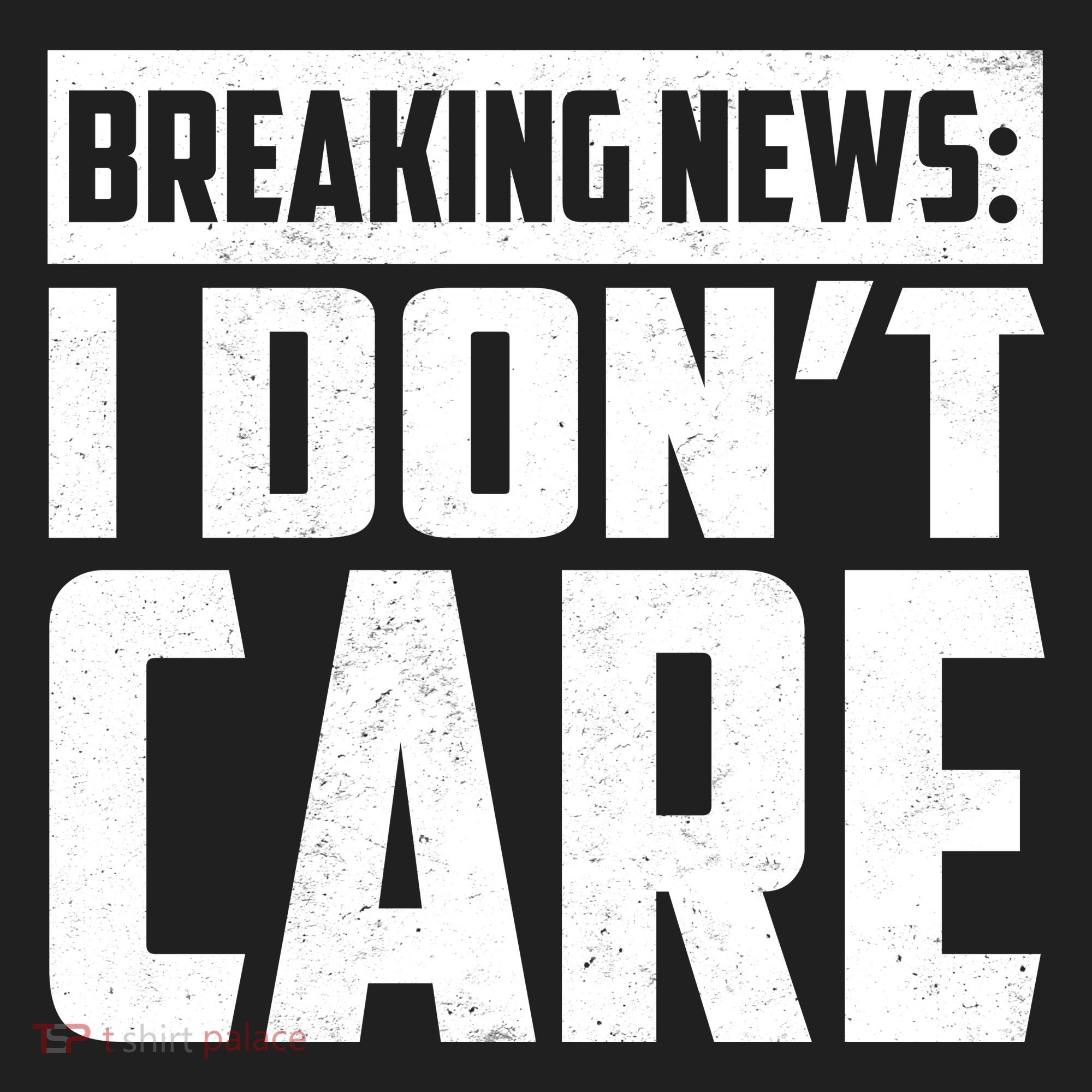 Funny Breaking News I Don't Care Golf Towel