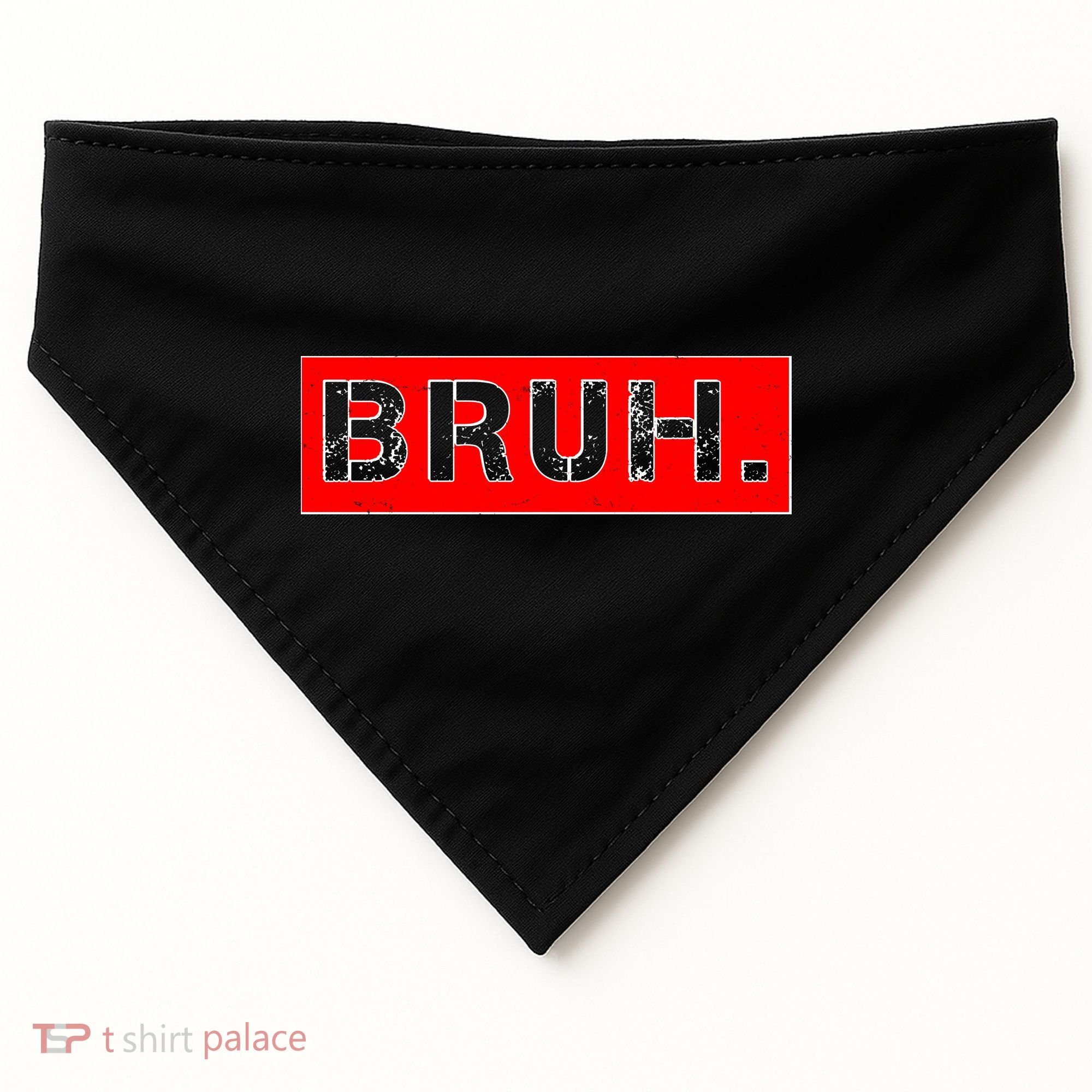 Funny Bruh Meme USA-Made Doggie Bandana