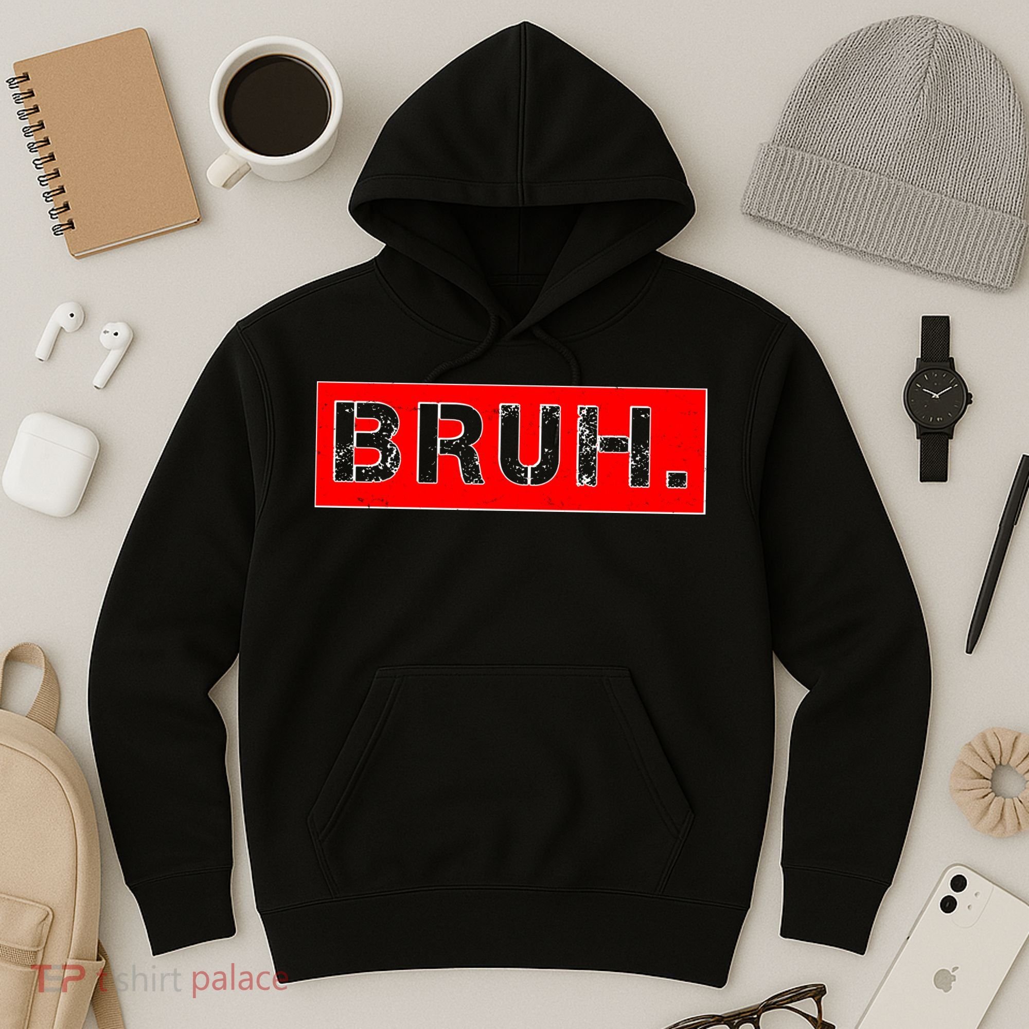 Funny Bruh Meme Hoodie