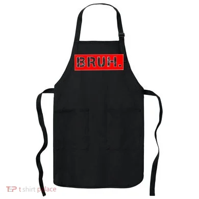 Funny Bruh Meme Apron