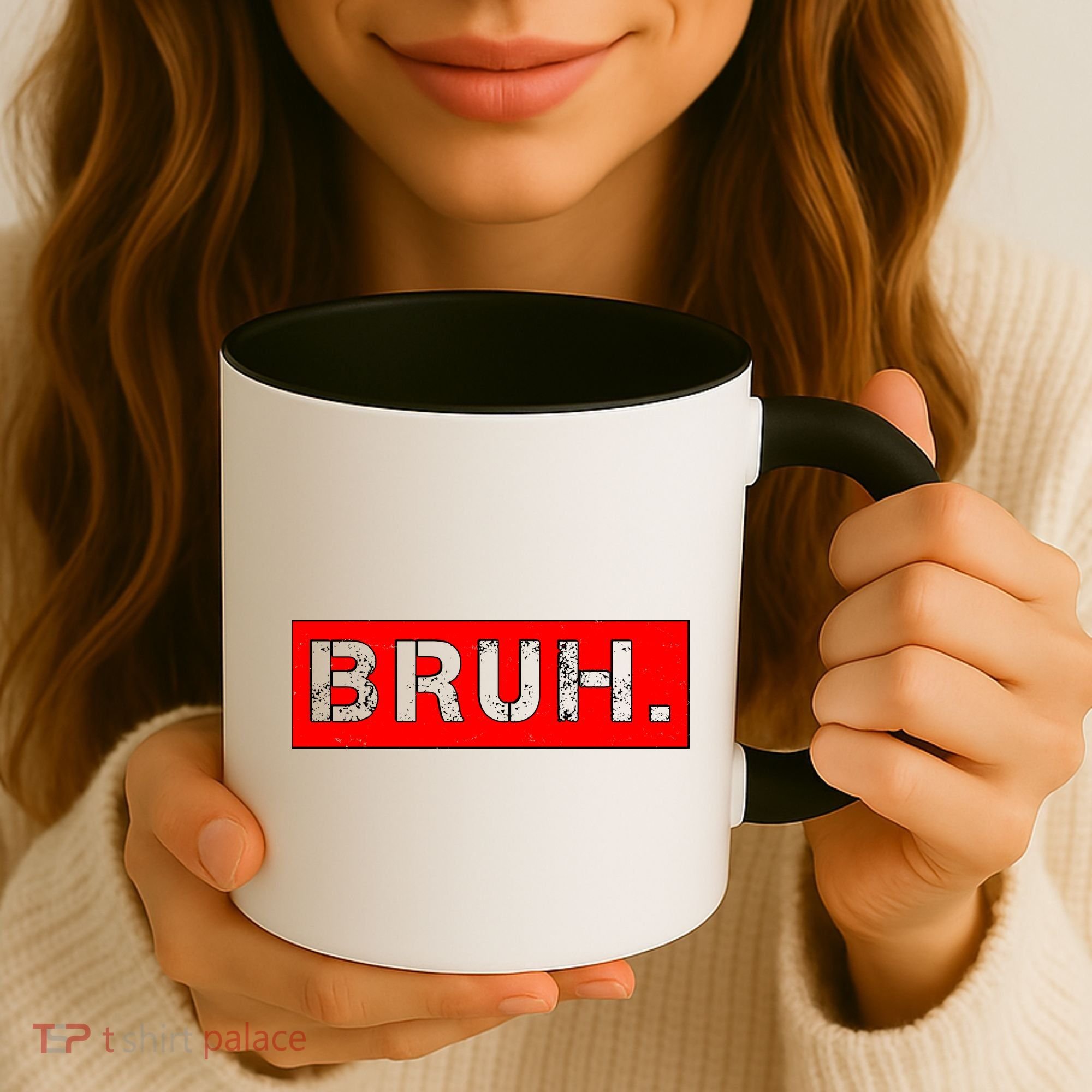 Funny Bruh Meme Coffee Mug