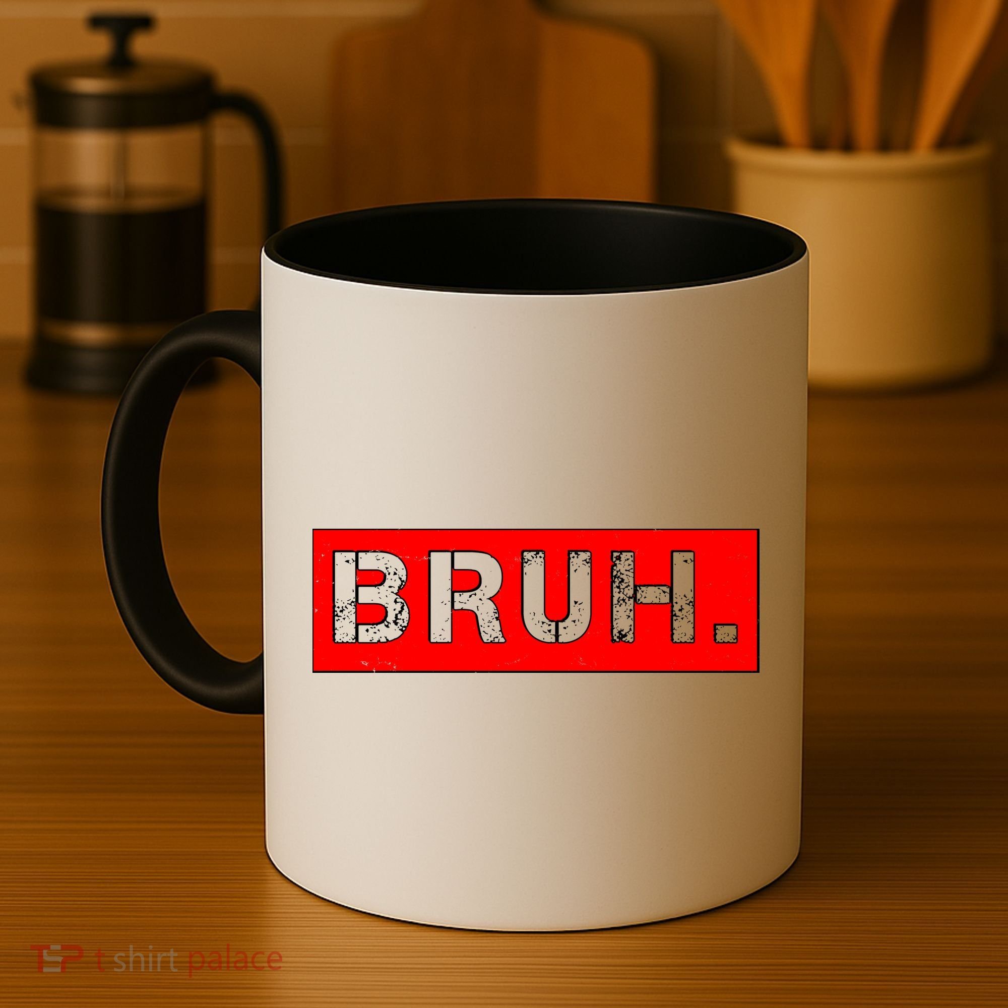 Funny Bruh Meme Coffee Mug