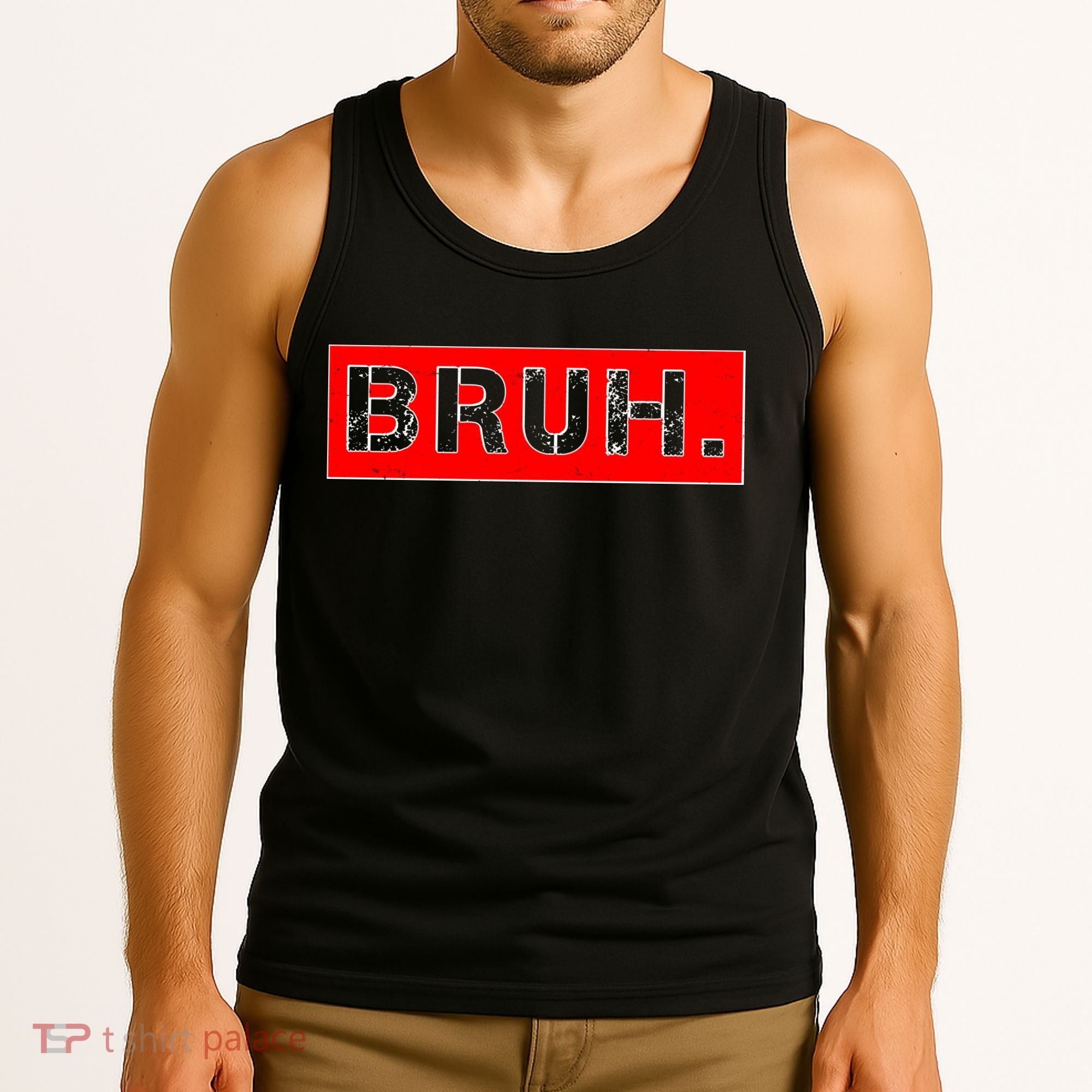 Funny Bruh Meme Tank Top