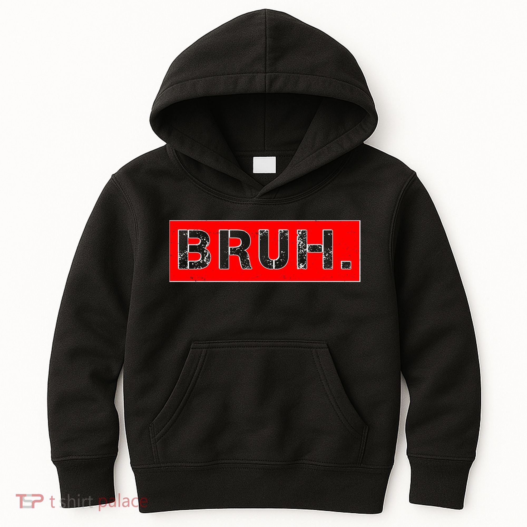 Funny Bruh Meme Kids Hoodie