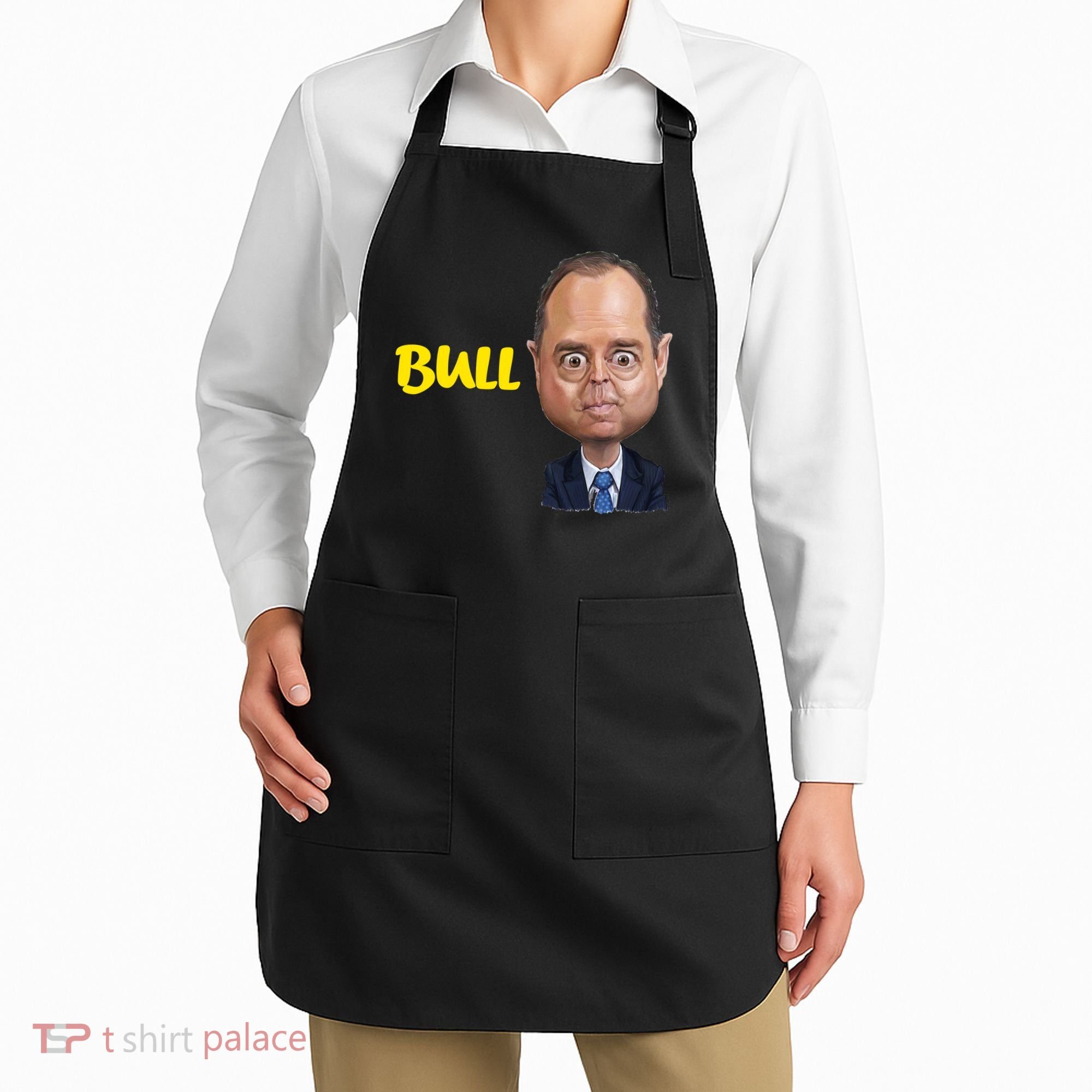 Funny Bull Schiff Meme Adam Schiff Apron