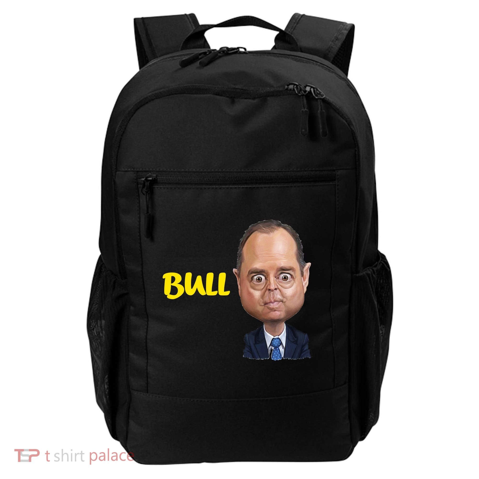 Funny Bull Schiff Meme Adam Schiff Backpack
