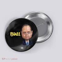 Funny Bull Schiff Meme Adam Schiff Button thumb 0