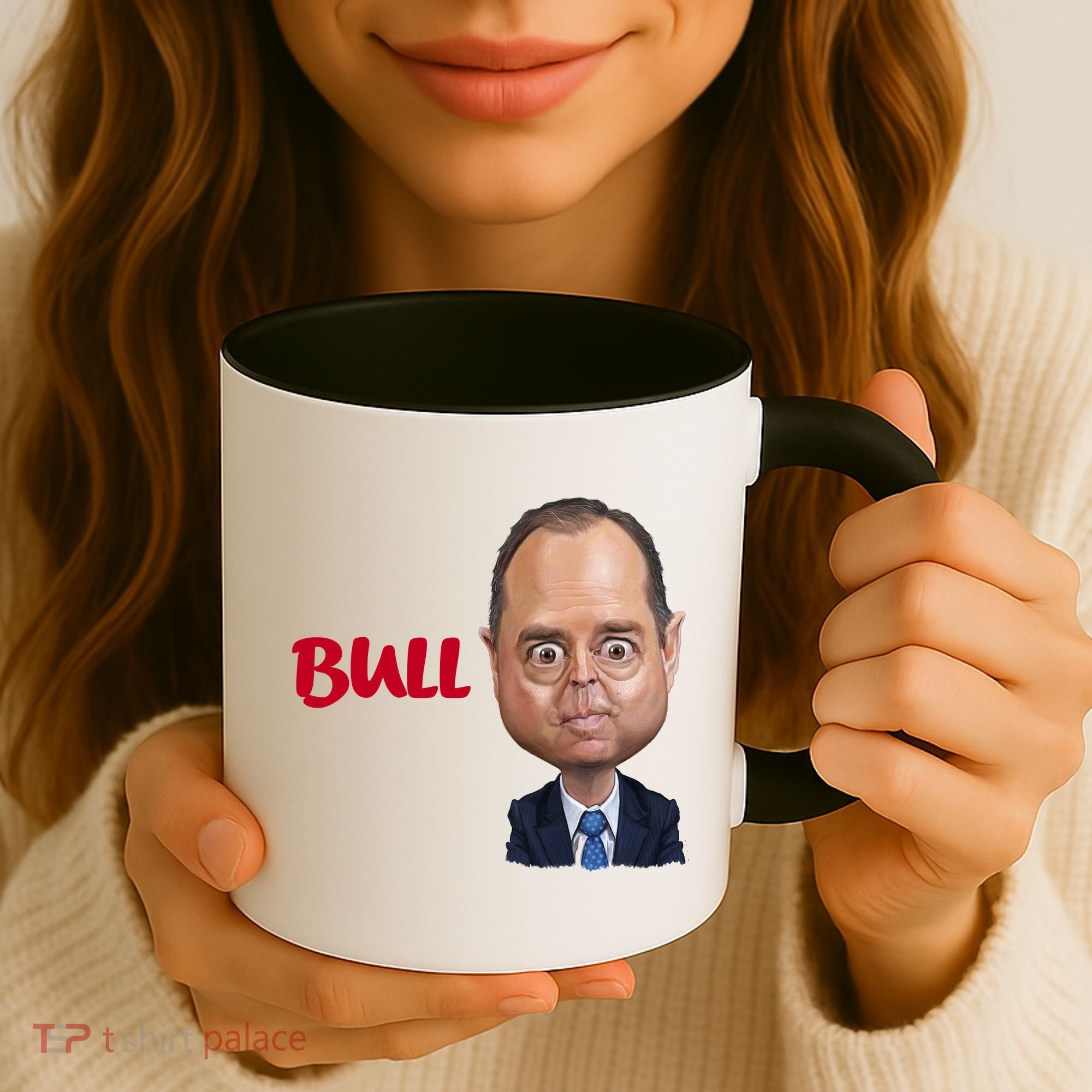 Funny Bull Schiff Meme Adam Schiff Coffee Mug