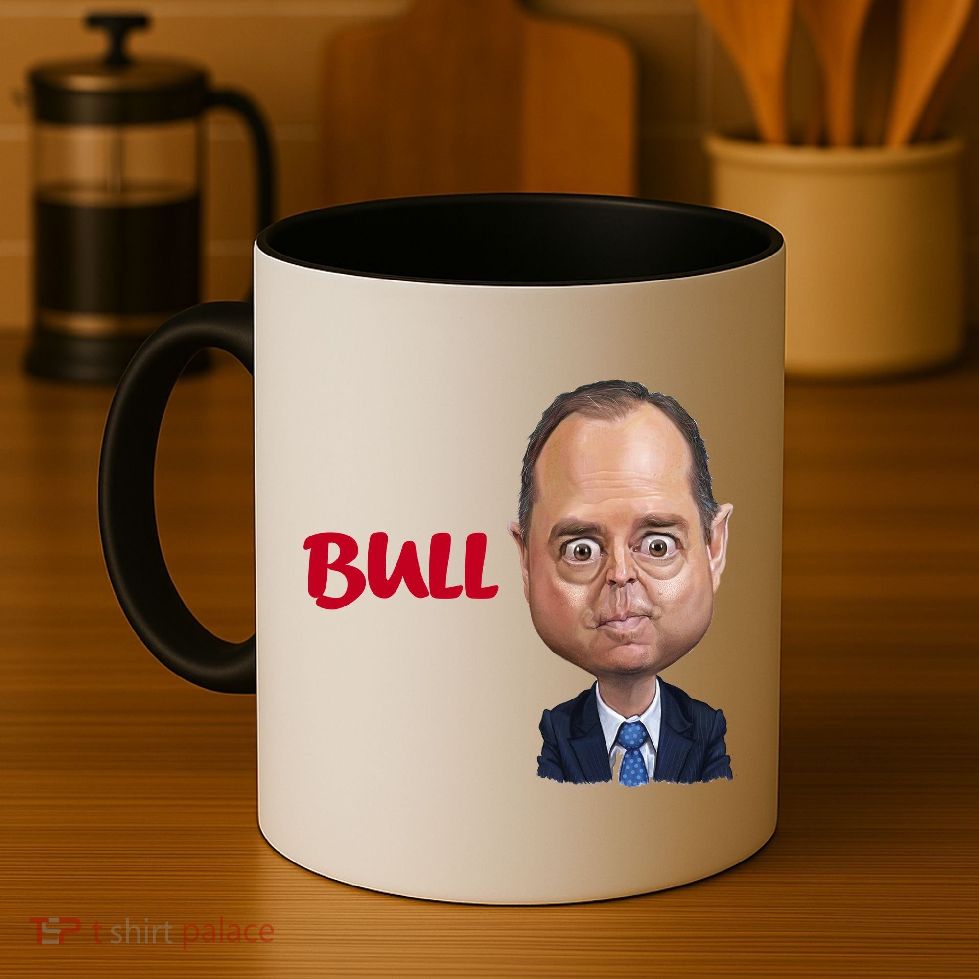 Funny Bull Schiff Meme Adam Schiff Coffee Mug