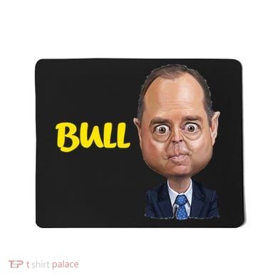Funny Bull Schiff Meme Adam Schiff Mousepad