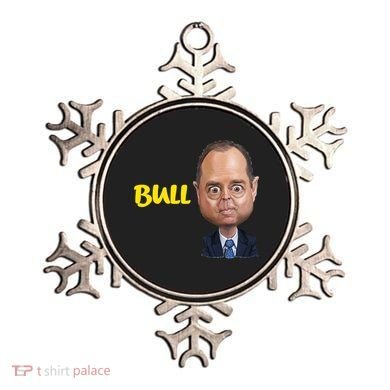 Funny Bull Schiff Meme Adam Schiff Ornament