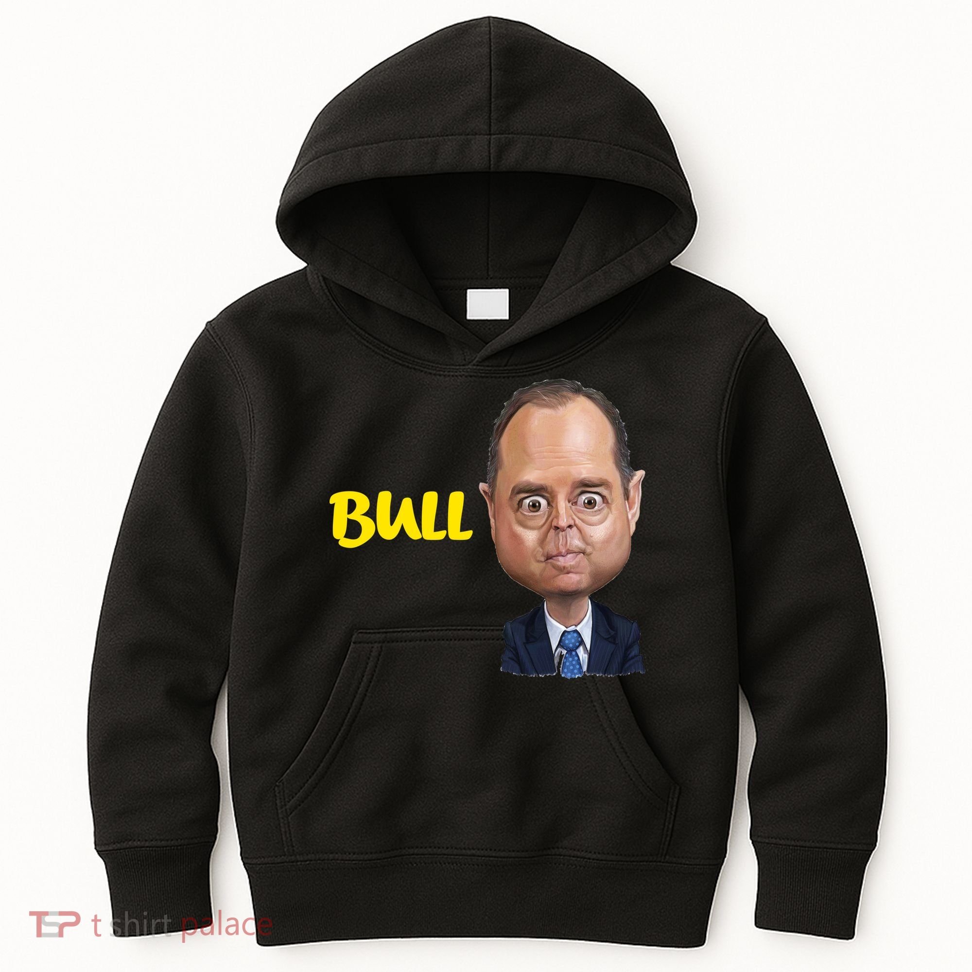Funny Bull Schiff Meme Adam Schiff Kids Hoodie