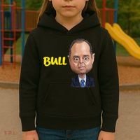 Funny Bull Schiff Meme Adam Schiff Kids Hoodie thumb 3