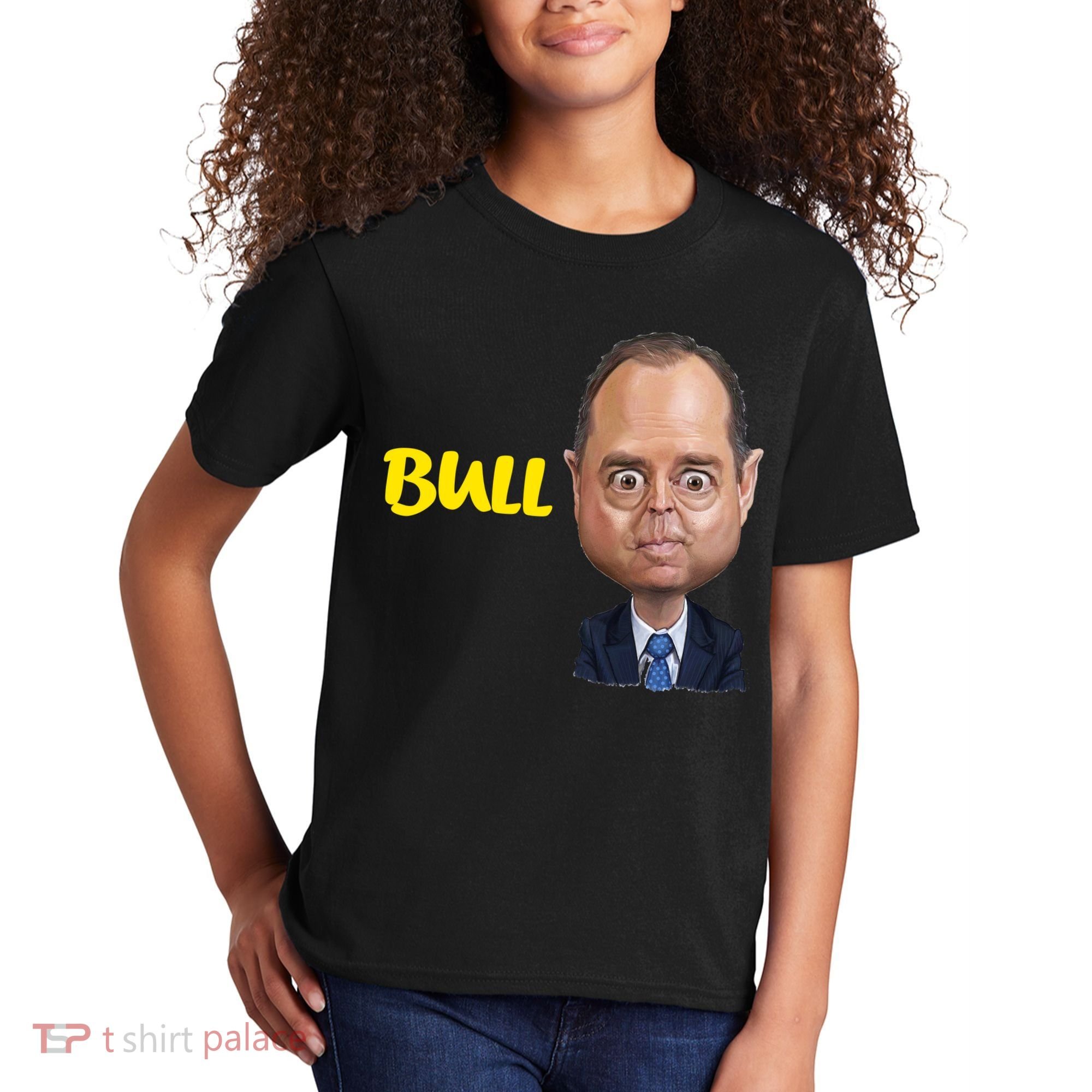 Funny Bull Schiff Meme Adam Schiff Kids T-Shirt