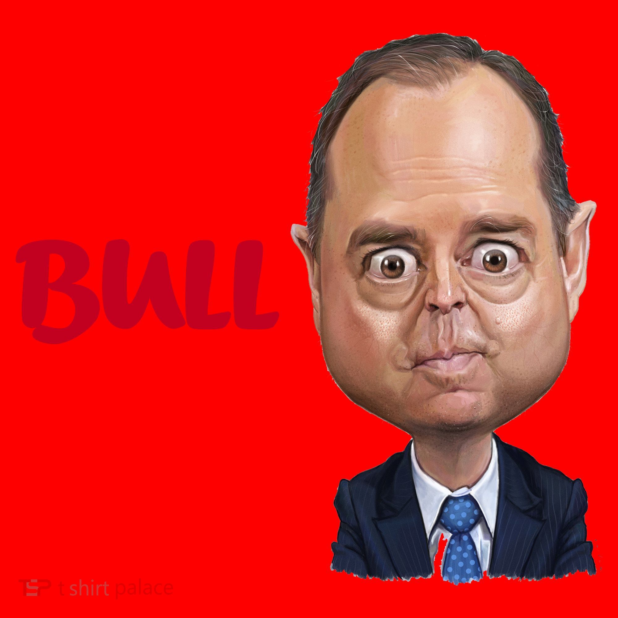 Funny Bull Schiff Meme Adam Schiff Santa Hat