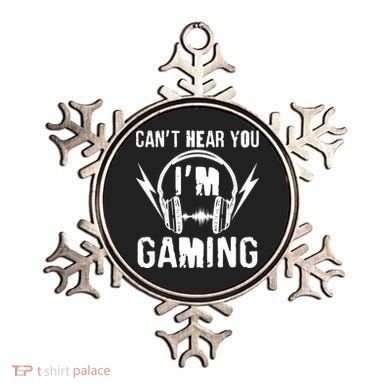 Funny Can't Hear You I'm Gaming Ornament