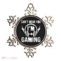 Funny Can't Hear You I'm Gaming Ornament thumb 0