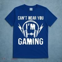 Funny Can't Hear You I'm Gaming T-Shirt thumb 5