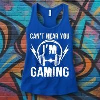 Funny Can't Hear You I'm Gaming Women's Tank Top thumb 3