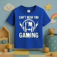 Funny Can't Hear You I'm Gaming Toddler T-Shirt thumb 3