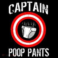 Funny Captain Poop Pants Backpack thumb 2