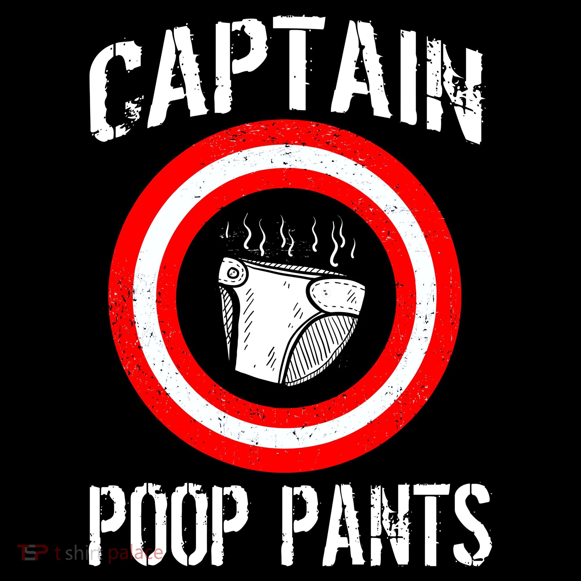 Funny Captain Poop Pants Backpack
