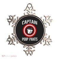 Funny Captain Poop Pants Ornament thumb 0