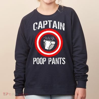Funny Captain Poop Pants Women's Sweatshirt