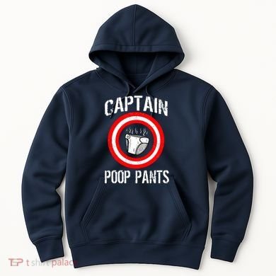 Funny Captain Poop Pants Hoodie