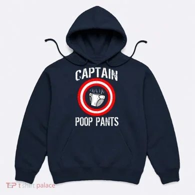 Funny Captain Poop Pants Hoodie