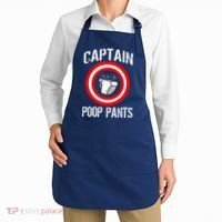 Funny Captain Poop Pants Apron thumb 2