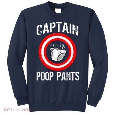 Funny Captain Poop Pants Sweatshirt